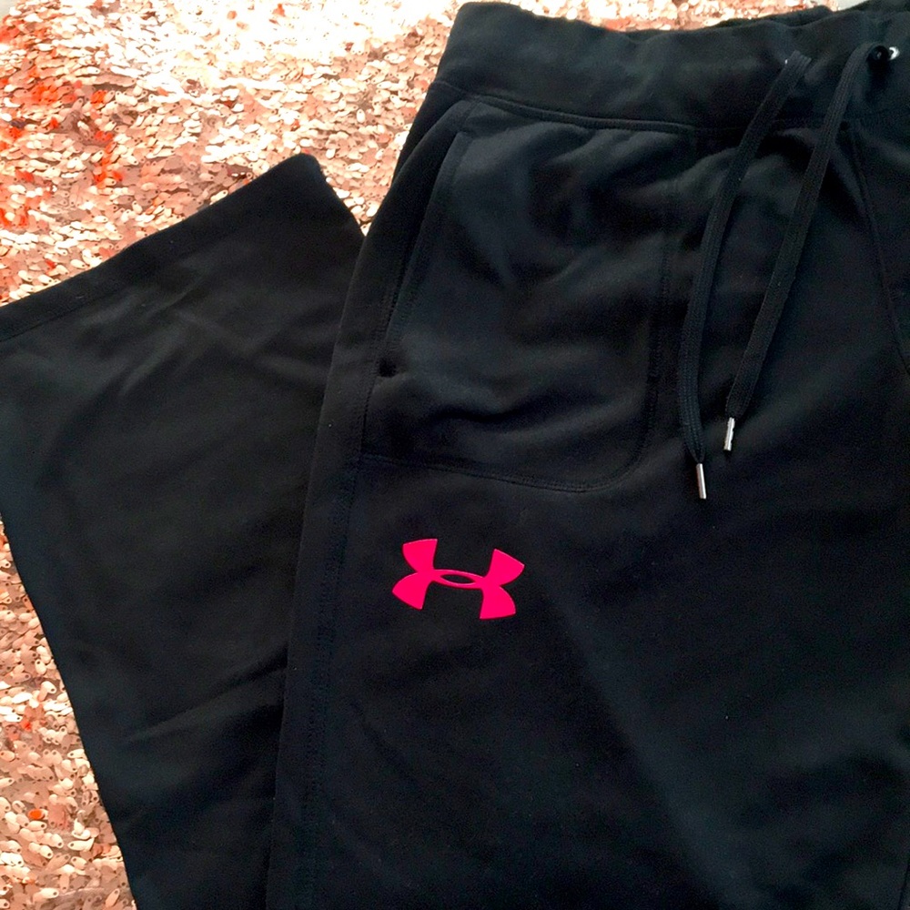 Women’s Black Under Armour Sweatpants